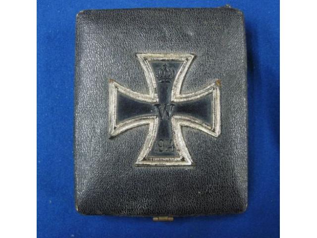 Germany: Cased WWI 2nd class iron cross.