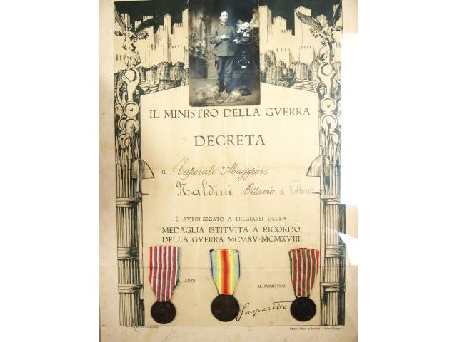 Italy:  WWI Veterans group.